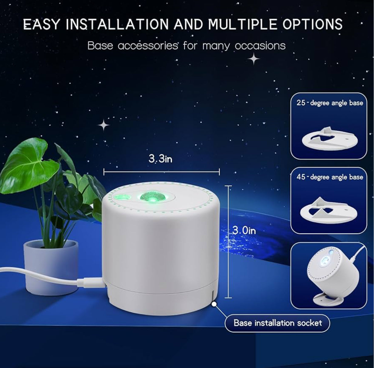 Galaxy Projector,Star Projector with Timer and Remote Control for Adults Bedroom Decoration, Party,Star Night Light